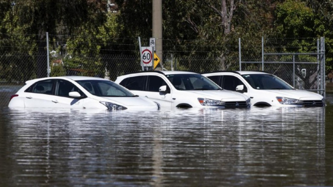 Banjir di Shepparton, Australia.