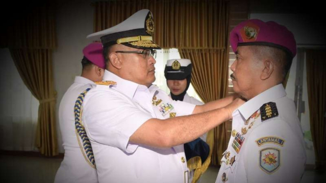 VIVA Militer: Kolonel Marinir Sugianto dilantik jadi Wadan Lantamal I Belawan