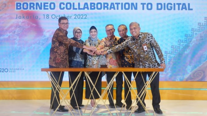 BNI mengusung Borneo Collaboration To Digital