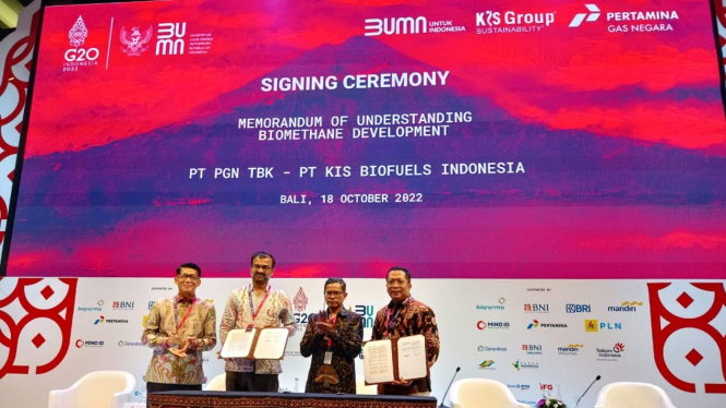 Signing Ceremony MoU Biomethane Development PT PGN TBK