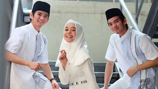 Rizky-Ridho bersama Lesti Kejora