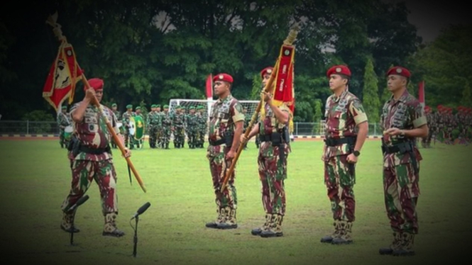 VIVA Militer: Sertijab Komandan Batalyon 21 dan 22 Grup 2 Kopassus TNI.