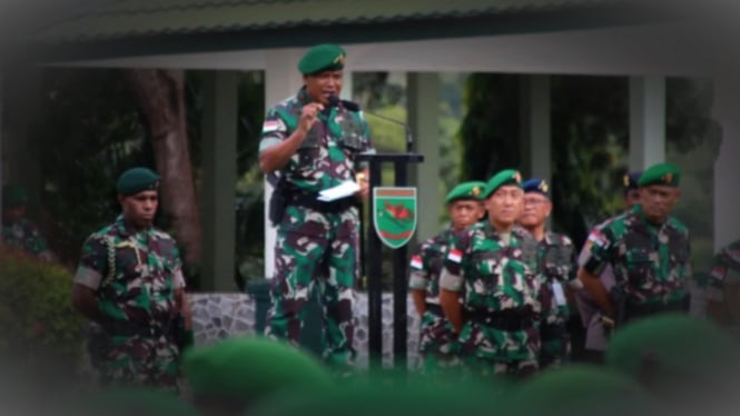 VIVA Militer: Pangdam Cenderawasih beri arahan pasukan 2 batalyon dari Sumatera.