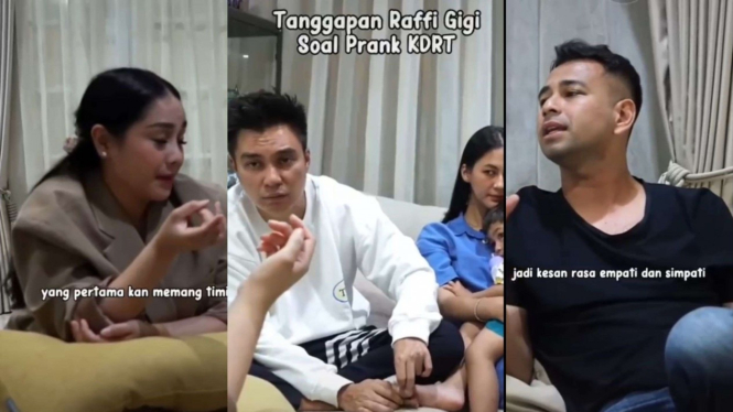 Tanggapan Raffi Gigi Soal Prank KDRT Baim