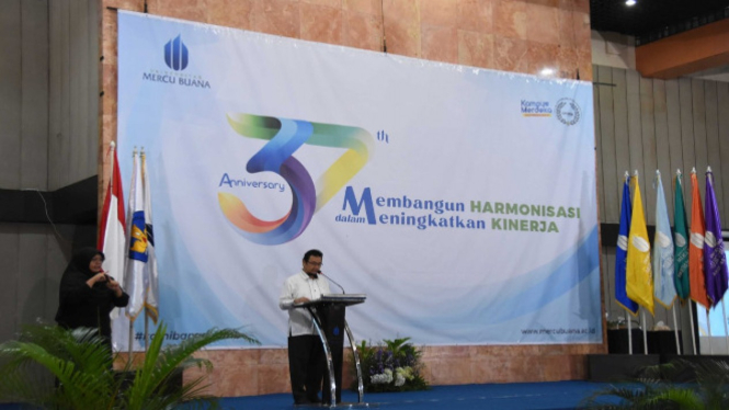 Rektor Universitas Mercu Buana Prof. Dr. Andi Andriansyah, M. Eng