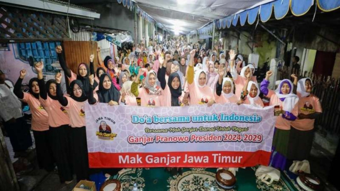 Relawan Mak Ganjar Jatim gelar doa bersama untuk Indonesia