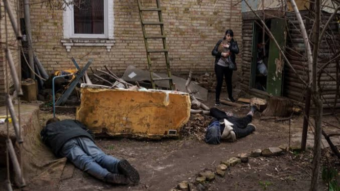 VIVA Militer: Mayat warga sipil Ukraina