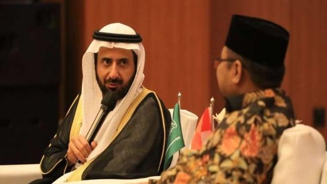 Menteri Haji dan Umrah Arab Saudi, Tawfiq F Al-Rabiah bertemu Menag Yaqut Qoumas