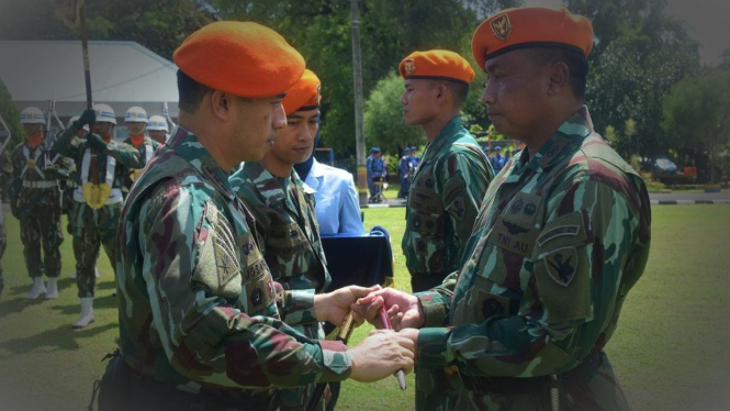 VIVA Militer: Sertijab Komandan Denhanud 472 Kopasgat TNI AU.