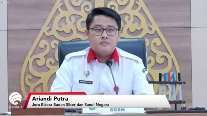 The spokesperson of BSSN, Ariandi Putra