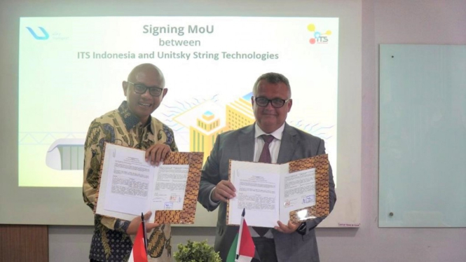 The MoU Signing between ITS Indonesia and Unitsky String Technologies, Inc. 