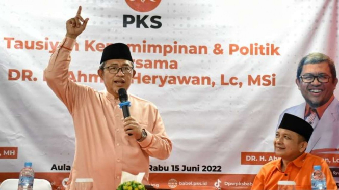 Wakil Ketua Majelis Syura Partai Keadilan Sejahtera (PKS) Ahmad Heryawan