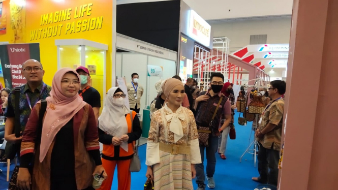 50 booth UMKM Pertamina mendapatkan respons positif dan dikunjungi banyak pembeli potensial, terutama buyer luar negeri di event Trade Expo Indonesia (TEI) 2022.