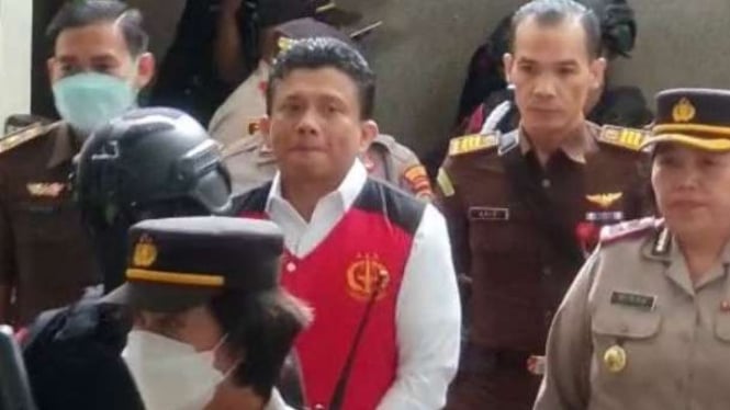 Terdakwa Ferdy Sambo tiba di PN Jakarta Selatan.