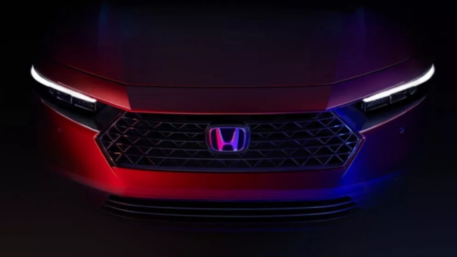 Ilustrasi gambar mobil Honda Accord generasi 11
