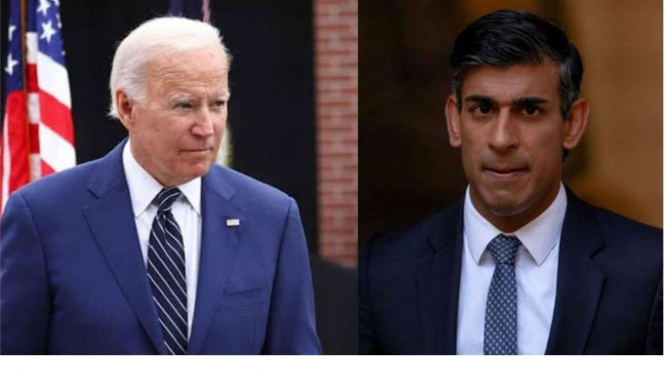 Joe Biden dan Rishi Sunak