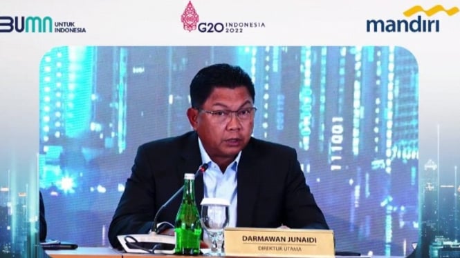 Direktur Utama Bank Mandiri Darmawan Junaidi.