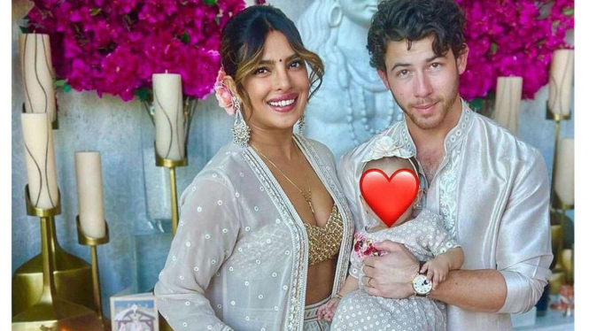 Priyanka Chopra dan Nick Jonas rayakan Diwali pertama sang putri