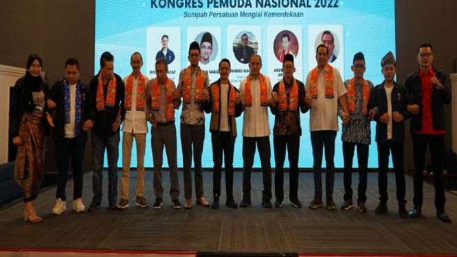 Kongres Pemuda Nasional 2022 di Ciputat, Tangerang Selatan, Kamis, 27 Oktober.