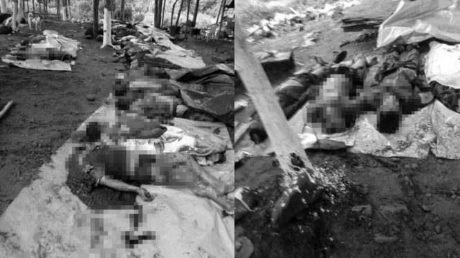VIVA Militer: Mayat warga Myanmar korban serangan bom junta militer