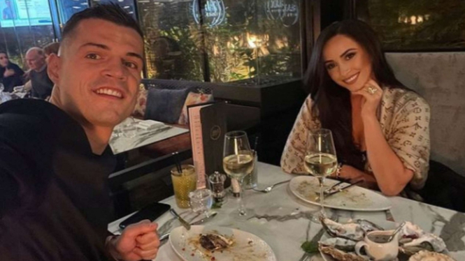 Granit Xhaka dan Leonita Lekaj