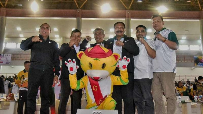 Edy Rahmayadi launching maskot PON XXI Wilayah Sumatera Utara