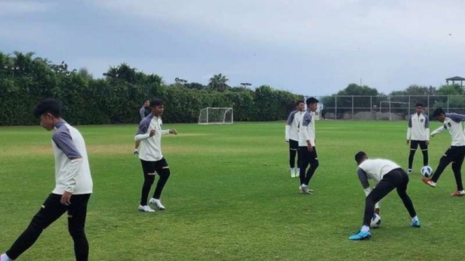 Latihan Timnas Indonesia U-20 di Turki