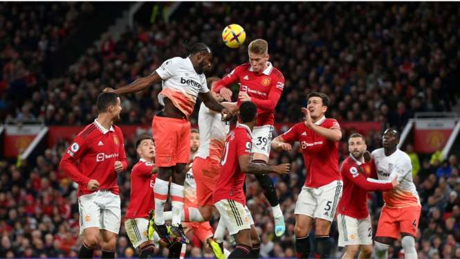 Hasil Pertandingan Manchester United vs West Ham United 1-0