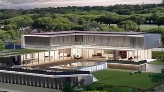 Rumah baru Cristiano Ronaldo di Portugal