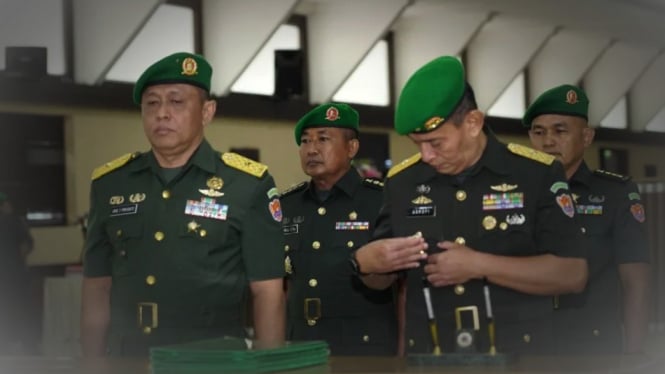 VIVA Militer: Serah terima jabatan pejabat Pusat Zeni TNI Angkatan Darat.
