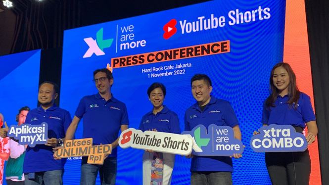 Kolaborasi XL dengan YouTube hadirkan paket unlimited YouTube Shorts.