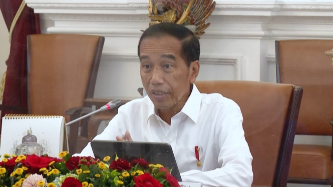 Presiden Jokowi di Istana Kepresidenan