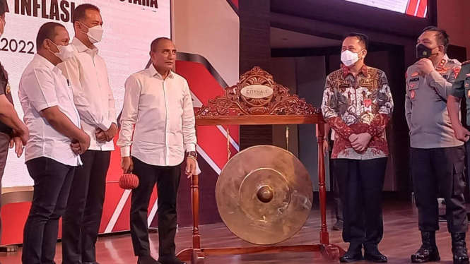 4 Tahun Jadi Gubernur Sumut, Edy Rahmayadi Catat Sudah 73 Kali Pukul Gong