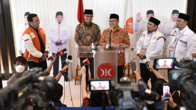 Anies Baswedan dan Ahmad Heryawan atau Aher di DPP PKS.