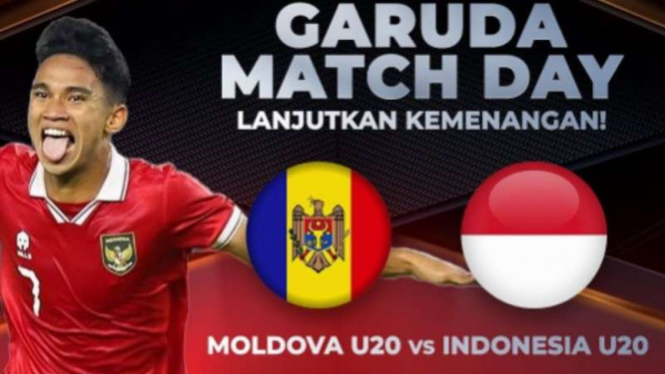 Timnas Indonesia U-20 hadapi Moldova dalam laga uji coba.