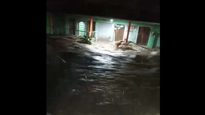 Banjir bandang di Desa Kalibaru, Banyuwangi, Jawa Timur