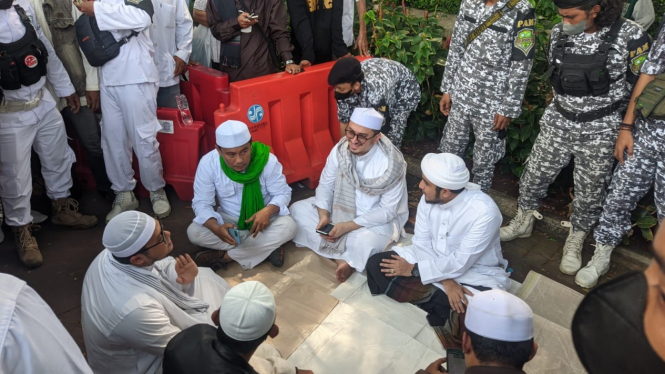 Menantu Habib Rizieq Shihab, Habib Hanif Alatas dan massa aksi 411 di Monas