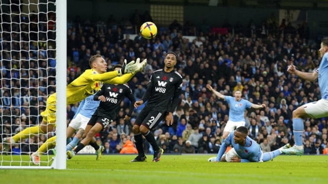 Manchester City vs Fulham di Premier League