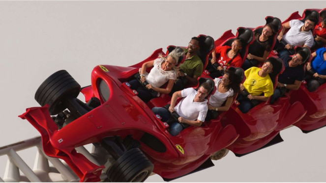 Roller coaster Formula Rossa