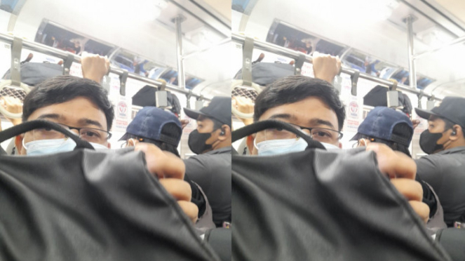 Viral Penumpang KRL Alami Pelecehan Seksual Sebar Foto Pria Berkaca Mata