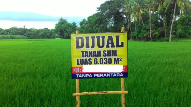 Ilustrasi tanah dijual