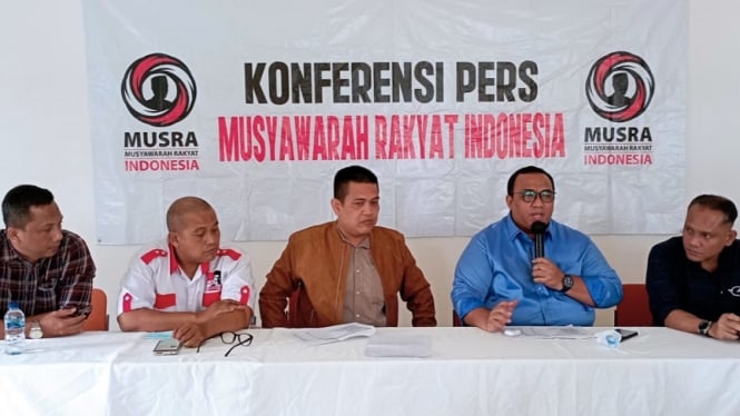 Pengumuman hasil Musyawarah Rakyat (Musra) Indonesia ke 5 dan 6
