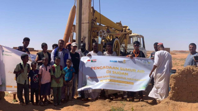 Muhammadiyah Bantu Warga di Sudan yang Kekuarangan Air Bersih Lewat Sumur Bor