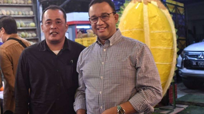 Wakil Wali Kota  Medan Aulia Rachman dan Anies Baswedan.