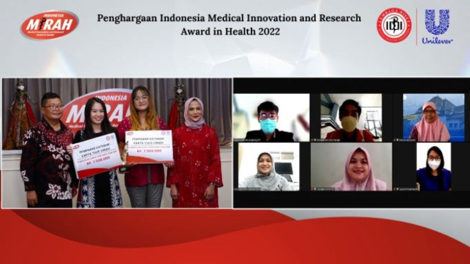 Penghargaan  Indonesia MIRAH (Medical Innovation Research in Health) 2022.