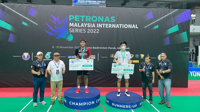 Syabda Perkasa Belawa juara Malaysia International Series 2022