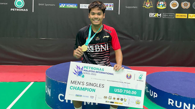 Syabda Perkasa Belawa juara Malaysia International Series 2022