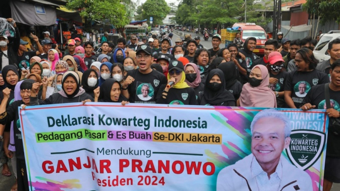 Komunitas Warteg se-DKI Deklarasi dukung Ganjar Pranowo Presiden 2024
