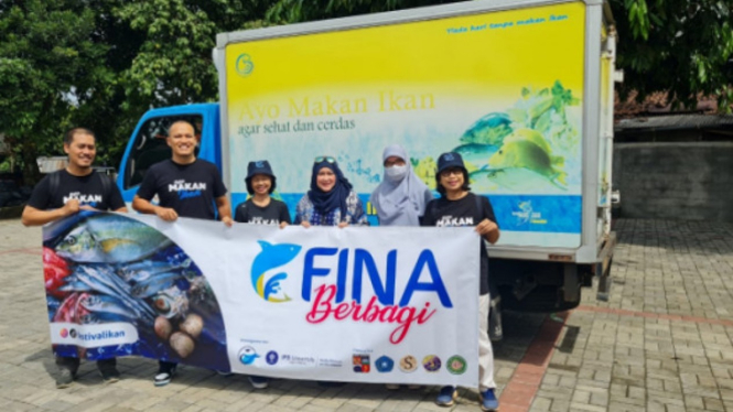 Fina berbagi menandai dimulainya Festival Ikan Nusantara 2022