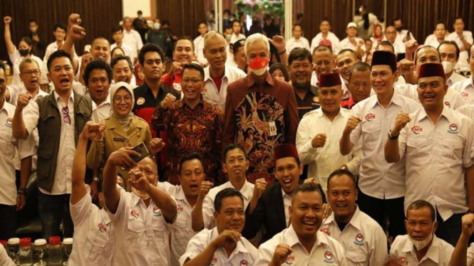 Kesatuan Serikat Pekerja Nasional Jawa Tengah dukung Ganjar Pranowo presiden